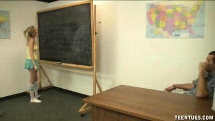 Making The Boys Spurt Jizz In School