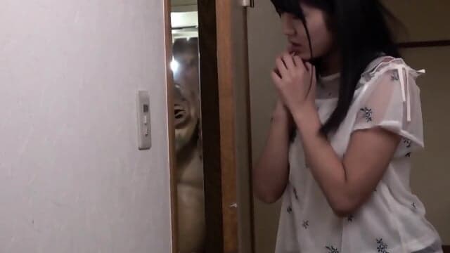 Japanese MILF fucks her husband's BBC friend.