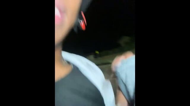 Night ride on bali street