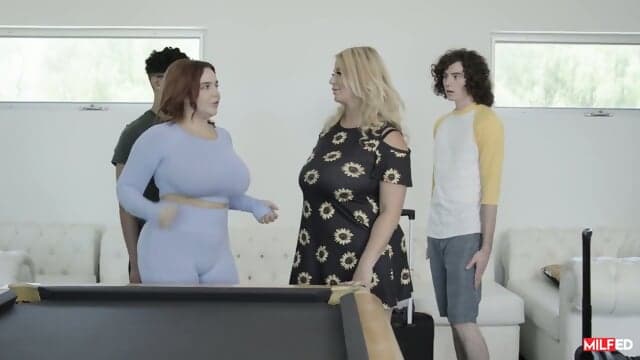 Natasha Nice And London River Go Wild With Thick Young Dick!