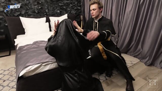 Tim team teaches bitch conformity - rock hard sex with massive penis and Tat!
