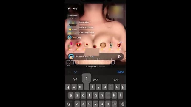 Tango live Roshi Nude Boobs Show Premium Private show