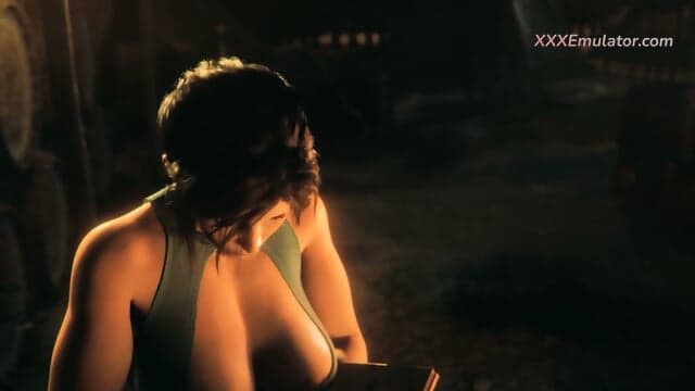 Monster Cock Destroying Lara Croft Mouth and Pussy (3D AdultGame)