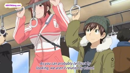 Tiny guy overwhelmed by tall athletic anime giantess babes