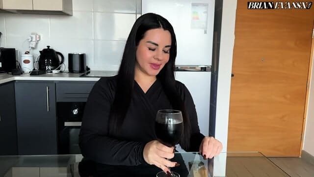 Busty Argentina Juli Villafaine Fucks On Her First Date With Brian Evansx On The Couch