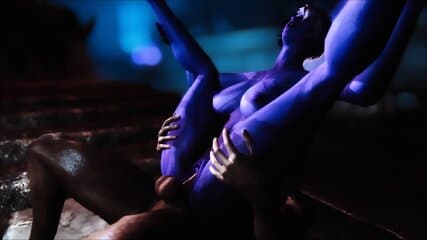 Bif boobs brunette monster fuck 3d Bondage sex