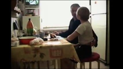 Kitchen fuck with best friends wife
